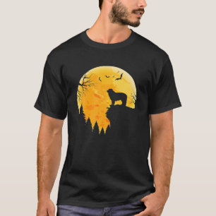 Great Pyrenäen liebt Halloween Moon T-Shirt
