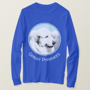 Great Pyrenäen Malerei - Original Hundekunst T-Shirt