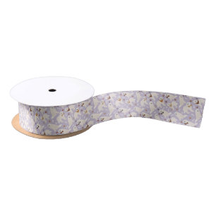 Great Pyrenäen Paws and Bones Satin Ribbon Satinband