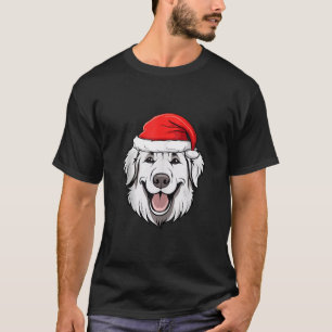 Great Pyrenäen Weihnachten Weihnachtsmann Niedlich T-Shirt
