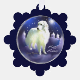 Great Pyrenäen Weihnachtsgeschenke Ornament Karte