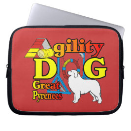 great_pyrenees_Agility Laptopschutzhülle