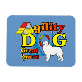 great_pyrenees_Agility Magnet