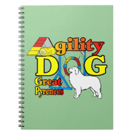 great_pyrenees_Agility Notizblock