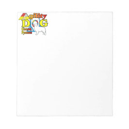 great_pyrenees_Agility Notizblock