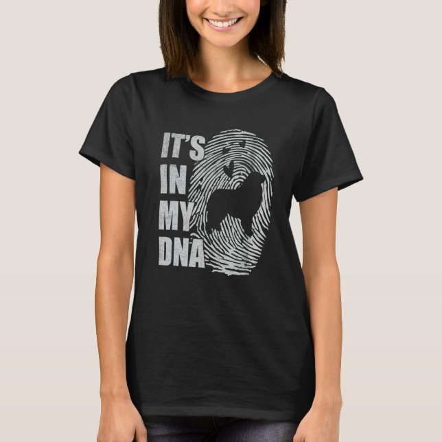 Great Pyrenees DNA Dog Mom Dad Dog T-Shirt (Vorderseite)