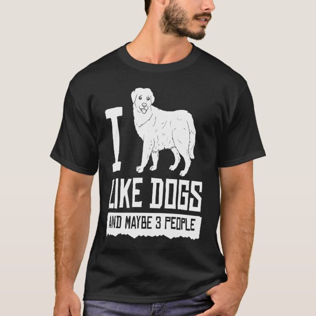 Great Pyrenees Dog Puppies Owner T-Shirt (Vorderseite)