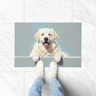 Great Pyrenees Fußmatten Kunst Fußmatte