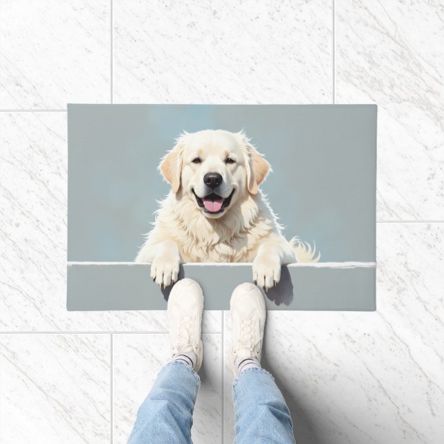 Great Pyrenees Fußmatten Kunst Fußmatte (Indoor)