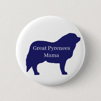 Great Pyrenees-Hundeknopf Button