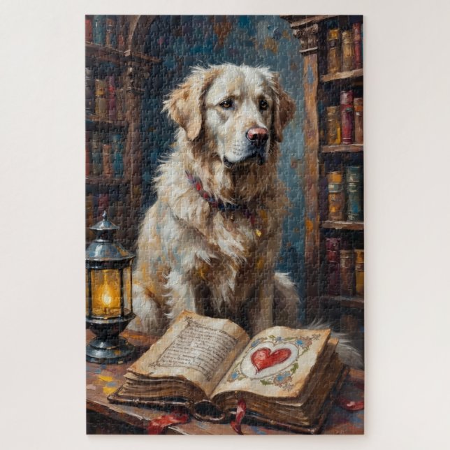 Great Pyrenees Valentine's Day Puzzle (Vertikal)