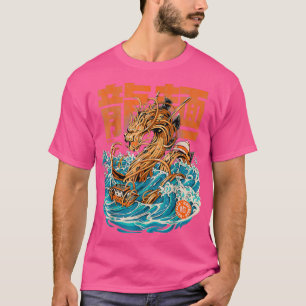 Great Ramen Dragon Off Kanagawa Noodle Japanisch f T-Shirt