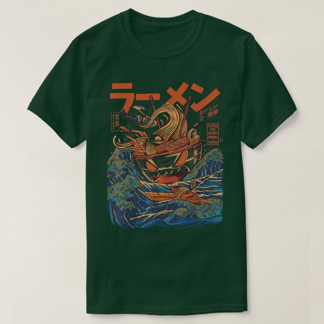 Great Ramen off Kanagawa T-Shirt (Design vorne)