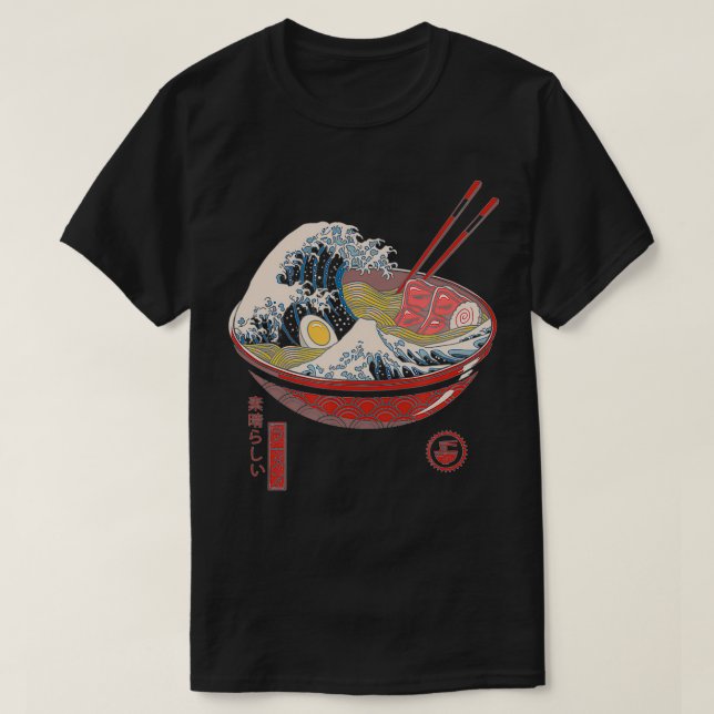 Great Ramen Wave T-Shirt (Design vorne)