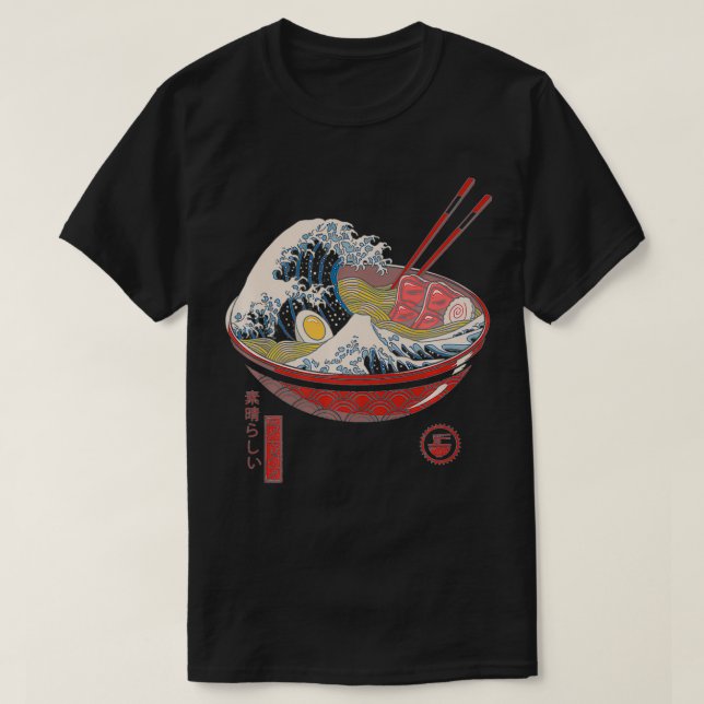 Great Ramen Wave T-Shirt (Design vorne)