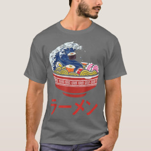 Great Ramen Wave von Kanagawa Japanisch Noodles Ka T-Shirt