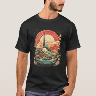 Great Ramen Welle Vintag japanisch Stil T Shirt