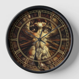 Great Red Dragon Clock Uhr