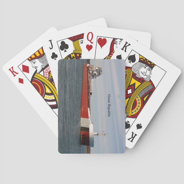 Great Republic Spielkarten (Rückseite)