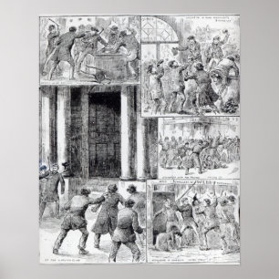 Great Riots in London Poster