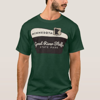 Great River Bluffs Staat Park Minnesota Willkommen T-Shirt