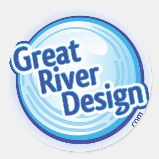Great River Design.com Sticker