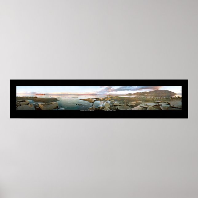 Great Salt Lake Panorama Poster (Vorne)