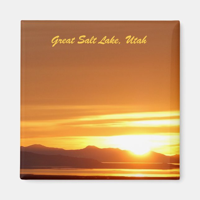 Great Salt Lake, Utah Magnet (Vorne)