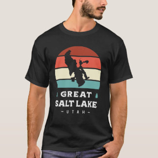Great Salt Lake Utah Nationalpark Camping Retro T-Shirt