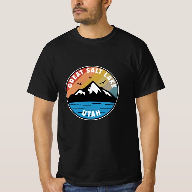 Great Salt Lake - Utah Vintag T-Shirt (Vorderseite)