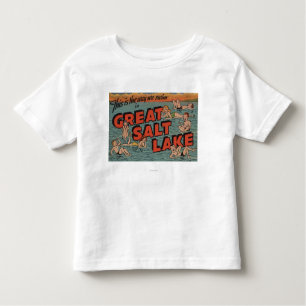 Great Salt Lake, UtahThe Weise wir SwimUtah Kleinkind T-shirt