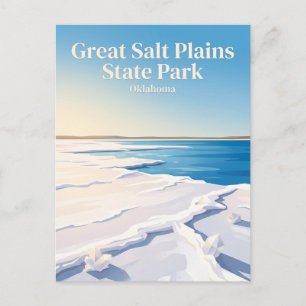 Great Salt Plains State Park Oklahoma Postkarte