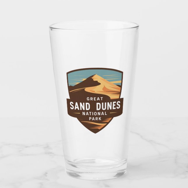 Great Sand Dunes National Park Abzeichen Glas (Vorderseite)
