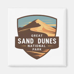 Great Sand Dunes National Park Abzeichen Magnet