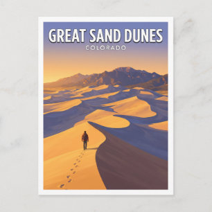 Great Sand Dunes National Park Alamosa Colorado Postkarte