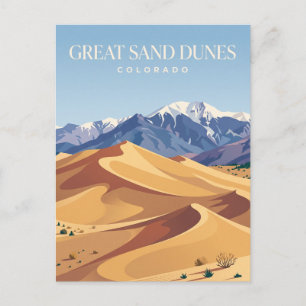 Great Sand Dunes National Park Colorado Postkarte