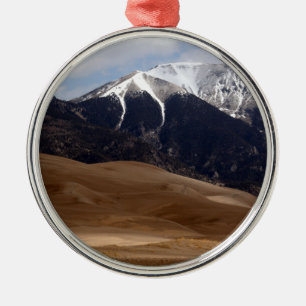 Great Sand Dunes National Park Souvenir Silbernes Ornament