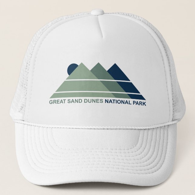 Great Sand Dunes Nationalpark Berg Sonne Truckerkappe (Vorderseite)