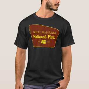 Great Sand Dunes Nationalpark Colorado gestört T-Shirt
