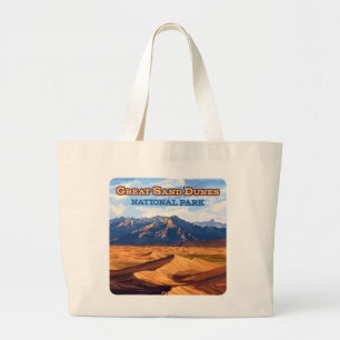 Great Sand Dunes Nationalpark Colorado Jumbo Stoffbeutel
