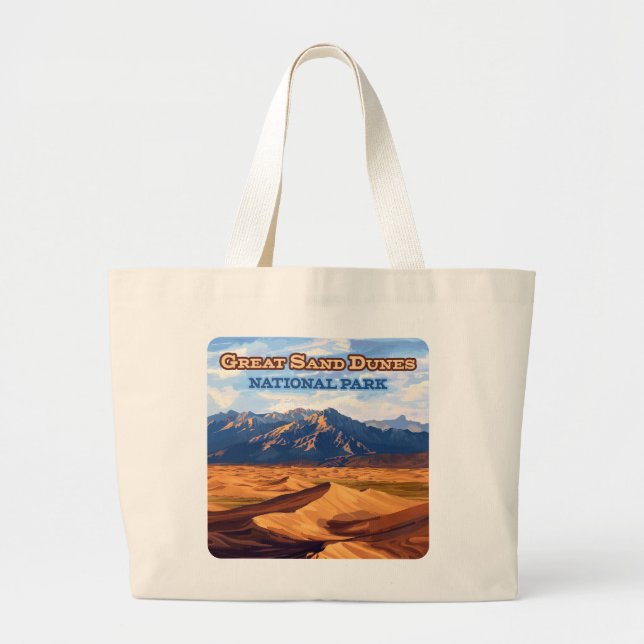 Great Sand Dunes Nationalpark Colorado Jumbo Stoffbeutel (Vorne)
