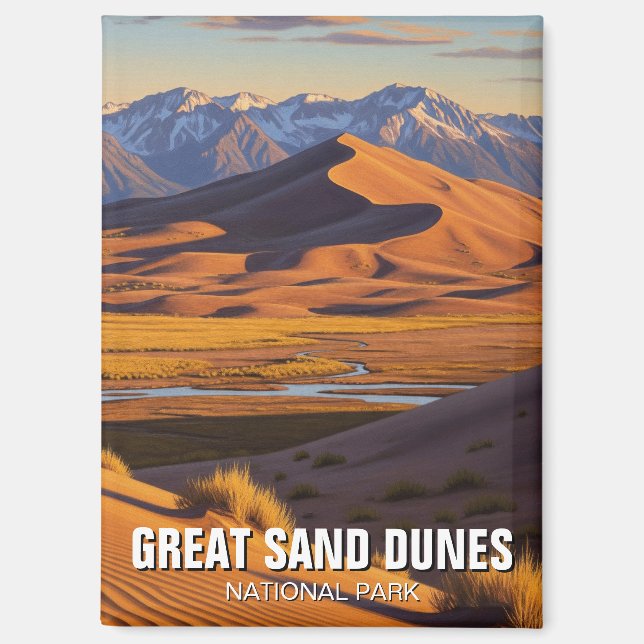 Great Sand Dunes Nationalpark Colorado Magnet (Vorderseite)