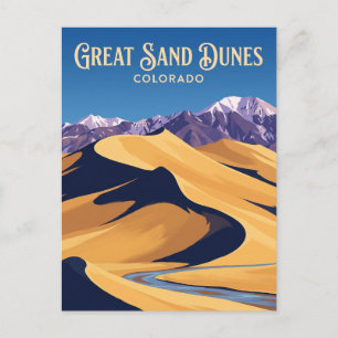 Great Sand Dunes Nationalpark Colorado Postkarte