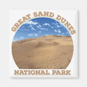 Great Sand Dunes Nationalpark Colorado Souvenir Magnet