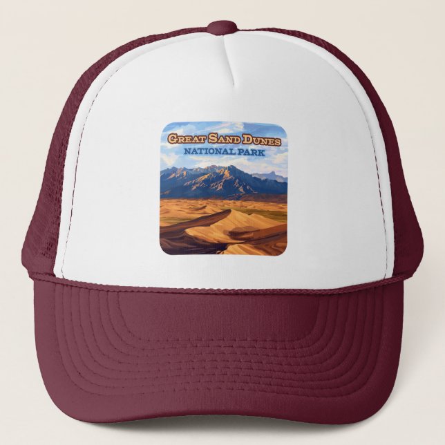 Great Sand Dunes Nationalpark Colorado Truckerkappe (Vorderseite)