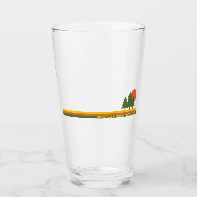 Great Sand Dunes Nationalpark Pine Trees Sun Glas (Vorderseite)