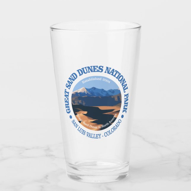 Great Sand Dunes NP Glas (Vorderseite)