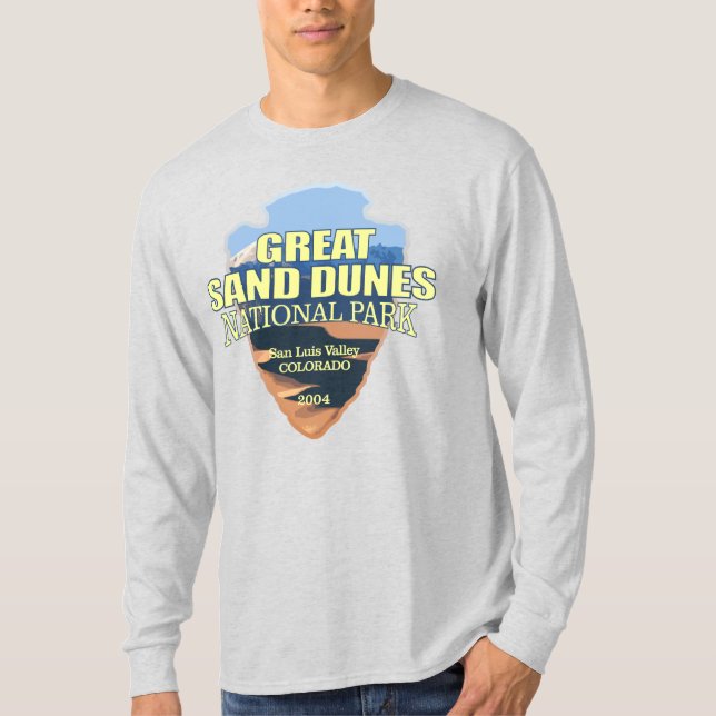 Great Sand Dunes NP (Pfeilspitzen) T-Shirt (Vorderseite)