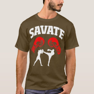 Great Savary Boxing Design Kick MIXED MARTIAL ARTS T-Shirt