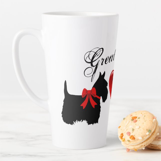 "Great Scott!", schottisches Herz für Terrier/rote Milchtasse (Beispiel)